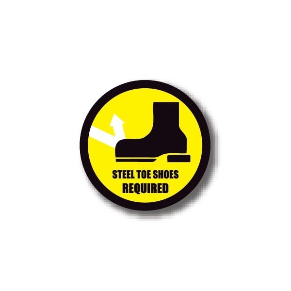 Ergomat 20in CIRCLE SIGNS - Steel Toe Shoes Required DSV-SIGN 400 #0165 -UEN - main